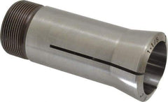 Lyndex - 1-1/8 Inch 5C Round Collet - 3.27 Inch Overall Length, 1.041-24 Internal Thread Size, Steel, 0.0011 Inch TIR - Exact Industrial Supply