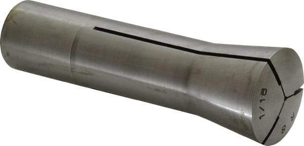 Lyndex - 1/16 Inch Steel R8 Collet - 7/16-20 Drawbar Thread, 0.0007 Inch TIR - Exact Industrial Supply