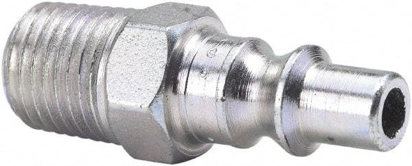 Coilhose Pneumatics - 3/4 Male NPT Industrial Pneumatic Hose Connector - Plated Steel, 3/4" Body Diam - Benchmark Tooling