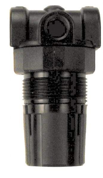 Coilhose Pneumatics - 1/8 NPT Port, 9 CFM, Zinc Miniature Regulator - 0 to 50 psi Range, 250 Max psi Supply Pressure, 1/8" Gauge Port Thread, 1-1/2" Wide x 2-7/8" High - Benchmark Tooling