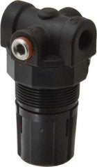 Coilhose Pneumatics - 1/8" Miniature Coil Hose Regulator without Gauge - 9 CFM, 1/8" Gauge Port, 0-125 Adjusting Pressure, 0-125 psi - Benchmark Tooling