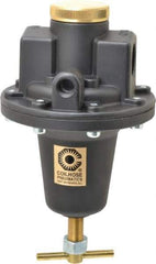 Coilhose Pneumatics - 3/4 NPT Port, 160 CFM, Cast Aluminum Heavy-Duty T-Handle Regulator - 0 to 125 psi Range, 250 Max psi Supply Pressure, 1/4" Gauge Port Thread, 5" Wide x 8-1/2" High - Benchmark Tooling