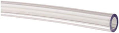 Made in USA - 3/16" ID x 5/16" OD, 1/16" Wall Thickness, Cut to Length (100' Standard Length) PVC Tube - Clear, 55 Max psi, 68 Shore A Hardness - Benchmark Tooling