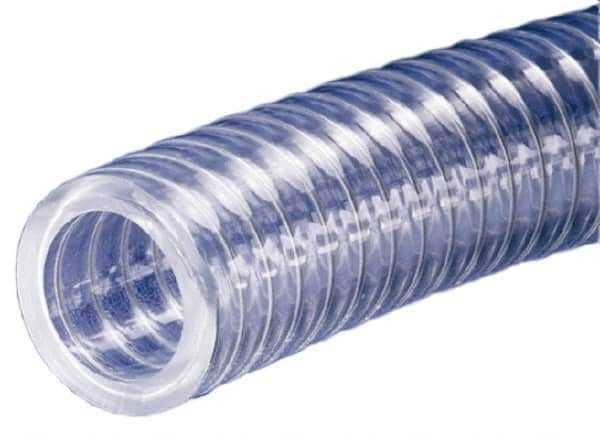 Kuriyama of America - 1-1/2" ID x 2" OD, 50' Long, PVC Tube - Clear, 100 Max psi - Benchmark Tooling