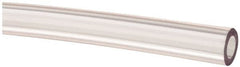 Made in USA - 1/4" ID x 7/16" OD, 3/32" Wall Thickness, Cut to Length (100' Standard Length) PVC Tube - Clear, 60 Max psi, 68 Shore A Hardness - Benchmark Tooling