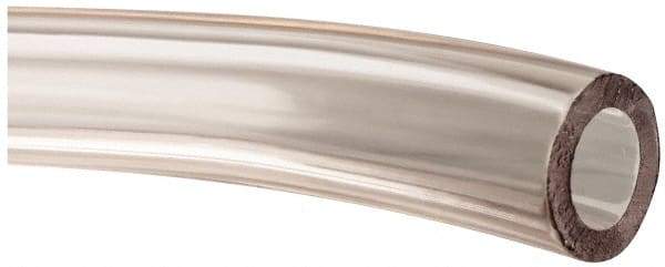 Made in USA - 5/16" ID x 1/2" OD, 3/32" Wall Thickness, Cut to Length (100' Standard Length) PVC Tube - Clear, 60 Max psi, 68 Shore A Hardness - Benchmark Tooling