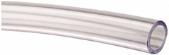 Made in USA - 1/2" ID x 11/16" OD, 3/32" Wall Thickness, Cut to Length (100' Standard Length) PVC Tube - Clear, 40 Max psi, 68 Shore A Hardness - Benchmark Tooling