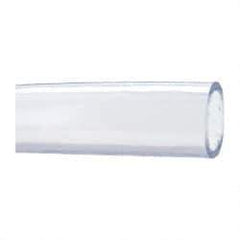 Made in USA - 1-1/2" ID x 1-7/8" OD, 3/16" Wall Thickness, Cut to Length (50' Standard Length) PVC Tube - Clear, 26 Max psi, 68 Shore A Hardness - Benchmark Tooling