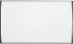 Quartet - 11" High x 14" Wide Enameled Steel Magnetic Marker Board - Aluminum Frame, 1-1/2" Deep, Includes Mounting Kit - Benchmark Tooling