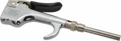 Coilhose Pneumatics - Safety Extension Tube Thumb Lever Blow Gun - 1/4 NPT, 3" Tube Length - Benchmark Tooling