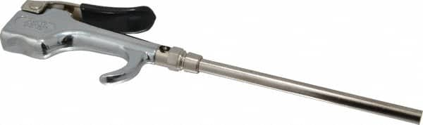 Coilhose Pneumatics - Safety Extension Tube Thumb Lever Blow Gun - 1/4 NPT, 6" Tube Length - Benchmark Tooling