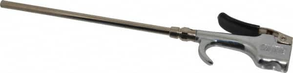 Coilhose Pneumatics - Safety Extension Tube Thumb Lever Blow Gun - 1/4 NPT, 8" Tube Length - Benchmark Tooling