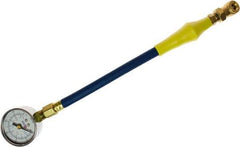 Coilhose Pneumatics - 0 to 160 psi Dial Ball Tire Pressure Gauge - 7' Hose Length - Benchmark Tooling