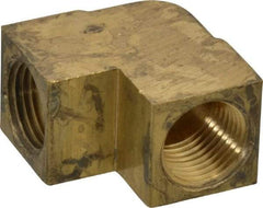 Cerro - 1/2 Female Thread, Brass Industrial Pipe 90° Female Elbow - FNPTF, 1,200 psi - Benchmark Tooling