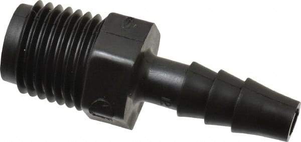 NewAge Industries - 1/4" Barb, 1/4 NPT, Multiple Barbed Tube Connector - Polyethylene, Male - Benchmark Tooling