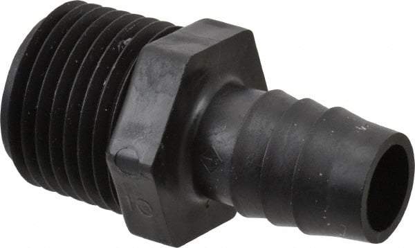 NewAge Industries - 1/2" Barb, 1/2 NPT, Multiple Barbed Tube Connector - Polyethylene, Male - Benchmark Tooling