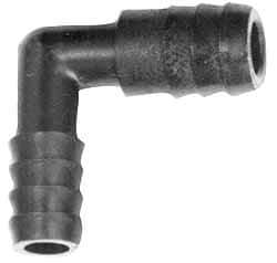 NewAge Industries - 1/2" Barb, Multiple Barbed Tube Union Elbow - Nylon - Benchmark Tooling