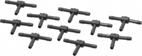 NewAge Industries - 1/8" Barb, Multiple Barbed Tube Union Tee - Polyethylene - Benchmark Tooling