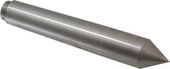 Riten - 1.078" Head Diam, Hardened Tool Steel Standard Point Solid Dead Center - B&S 9 Brown & Sharpe Taper, 1.078" Point Diam, 6-1/2" OAL - Benchmark Tooling