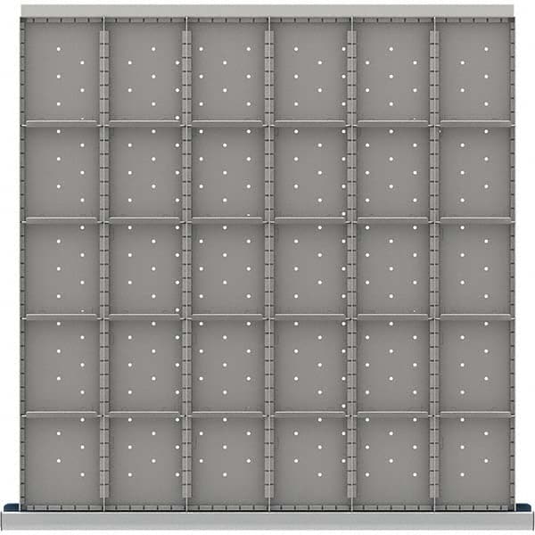LISTA - 30-Compartment Drawer Divider Layout for 3.15" High Drawers - Benchmark Tooling