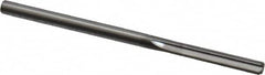 Hertel - 0.128" Solid Carbide 4 Flute Chucking Reamer - Straight Flute, 0.128" Straight Shank, 5/8" Flute Length, 2-1/4" OAL - Benchmark Tooling