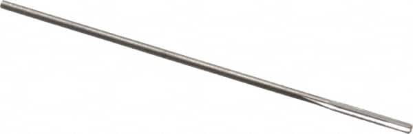 Hertel - 0.0365" Solid Carbide 4 Flute Chucking Reamer - Straight Flute, 0.0365" Straight Shank, 1/4" Flute Length, 1-1/2" OAL - Benchmark Tooling