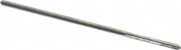 Hertel - 0.045" Solid Carbide 4 Flute Chucking Reamer - Straight Flute, 0.045" Straight Shank, 3/8" Flute Length, 1-1/2" OAL - Benchmark Tooling
