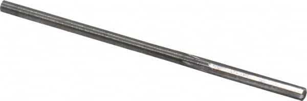 Hertel - 0.074" Solid Carbide 4 Flute Chucking Reamer - Straight Flute, 0.074" Straight Shank, 1/2" Flute Length, 1-3/4" OAL - Benchmark Tooling