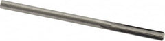 Hertel - 0.139" Solid Carbide 4 Flute Chucking Reamer - Straight Flute, 0.139" Straight Shank, 3/4" Flute Length, 2-1/2" OAL - Benchmark Tooling