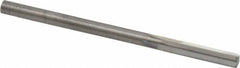 Hertel - 0.15" Solid Carbide 4 Flute Chucking Reamer - Straight Flute, 0.15" Straight Shank, 3/4" Flute Length, 2-1/2" OAL - Benchmark Tooling