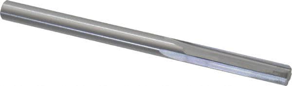 Hertel - 0.21" Solid Carbide 4 Flute Chucking Reamer - Straight Flute, 0.21" Straight Shank, 1" Flute Length, 3" OAL - Benchmark Tooling