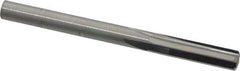 Hertel - 1/4" Solid Carbide 4 Flute Chucking Reamer - Straight Flute, 1/4" Straight Shank, 1" Flute Length, 3" OAL - Benchmark Tooling