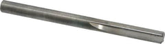 Hertel - 1/4" Solid Carbide 4 Flute Chucking Reamer - Straight Flute, 1/4" Straight Shank, 1" Flute Length, 3" OAL - Benchmark Tooling
