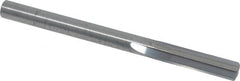 Hertel - 15/64" Solid Carbide 4 Flute Chucking Reamer - Straight Flute, Straight Shank, 1" Flute Length, 3" OAL - Benchmark Tooling