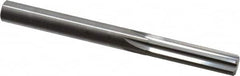 Hertel - 21/64" Solid Carbide 6 Flute Chucking Reamer - Straight Flute, Straight Shank, 1-1/4" Flute Length, 3-1/2" OAL - Benchmark Tooling