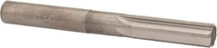 Hertel - 7/16" Solid Carbide 6 Flute Chucking Reamer - Straight Flute, Straight Shank, 1-3/8" Flute Length, 4" OAL - Benchmark Tooling