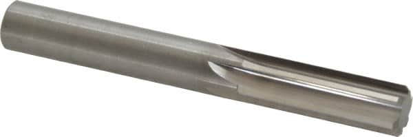 Hertel - 1/2" Solid Carbide 6 Flute Chucking Reamer - Straight Flute, Straight Shank, 1-1/2" Flute Length, 4" OAL - Benchmark Tooling