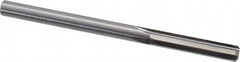 Hertel - #6 Solid Carbide 4 Flute Chucking Reamer - Straight Flute, Straight Shank, 1" Flute Length, 3" OAL - Benchmark Tooling