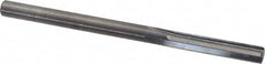 Hertel - #10 Solid Carbide 4 Flute Chucking Reamer - Straight Flute, Straight Shank, 1" Flute Length, 3" OAL - Benchmark Tooling