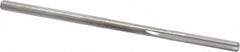 Hertel - #40 Solid Carbide 4 Flute Chucking Reamer - Straight Flute, Straight Shank, 5/8" Flute Length, 2-1/4" OAL - Benchmark Tooling