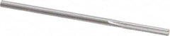 Hertel - #42 Solid Carbide 4 Flute Chucking Reamer - Straight Flute, Straight Shank, 1/2" Flute Length, 2" OAL - Benchmark Tooling