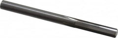 Hertel - Letter D Solid Carbide 4 Flute Chucking Reamer - Straight Flute, Straight Shank, 1" Flute Length, 3" OAL - Benchmark Tooling