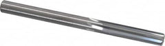 Hertel - Letter F Solid Carbide 6 Flute Chucking Reamer - Straight Flute, Straight Shank, 1-1/8" Flute Length, 3-1/4" OAL - Benchmark Tooling