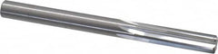 Hertel - Letter J Solid Carbide 6 Flute Chucking Reamer - Straight Flute, Straight Shank, 1-1/8" Flute Length, 3-1/4" OAL - Benchmark Tooling