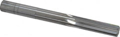 Hertel - Letter O Solid Carbide 6 Flute Chucking Reamer - Straight Flute, Straight Shank, 1-1/8" Flute Length, 3-1/4" OAL - Benchmark Tooling