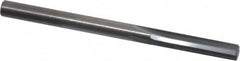 Hertel - 5.5mm Solid Carbide 4 Flute Chucking Reamer - Straight Flute, Straight Shank, 1" Flute Length, 3" OAL - Benchmark Tooling