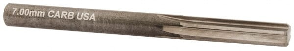 Hertel - 7mm Solid Carbide 6 Flute Chucking Reamer - Benchmark Tooling