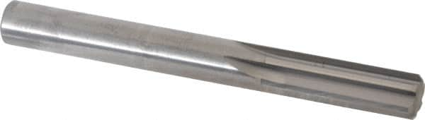 Hertel - 11mm Solid Carbide 6 Flute Chucking Reamer - Straight Flute, Straight Shank, 1-3/8" Flute Length, 4" OAL - Benchmark Tooling