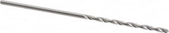 Hertel - #58 118° Solid Carbide Jobber Drill - Bright Finish, Right Hand Cut, Spiral Flute, Straight Shank, 1-1/2" OAL, Standard Point - Benchmark Tooling