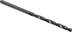Hertel - #39 118° Solid Carbide Jobber Drill - Bright Finish, Right Hand Cut, Spiral Flute, Straight Shank, 2-1/4" OAL, Standard Point - Benchmark Tooling